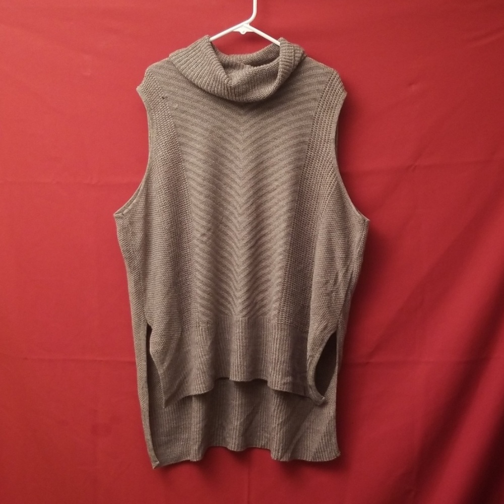 Avenue Tan Sleeveless Knit Top* - Picture 1 of 3